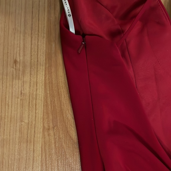 Faviana red dress size 0 - Picture 8 of 12